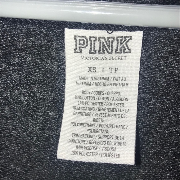 Pink Victoria’s secret Zip Up hoodie - Picture 4 of 4